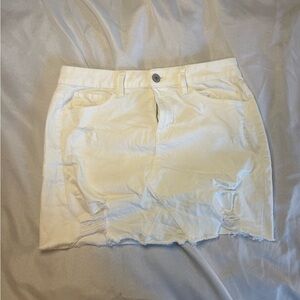 SO White Denim Skirt